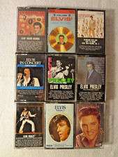 Lot Of 9 Elvis Cassette Tapes