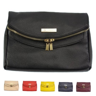 Florence 2in1 Schultertasche Clutch Farbwahl Echtleder Damen Tasche OTF803X