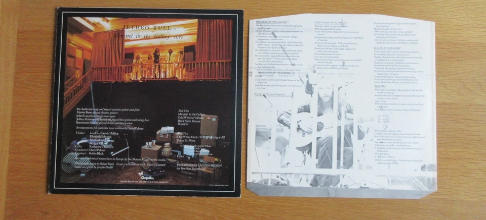 Jethro Tull - Minstrel In The Gallery 1st Press vinyl LP 1975 NEAR MINT VINYL - Image 2 of 4