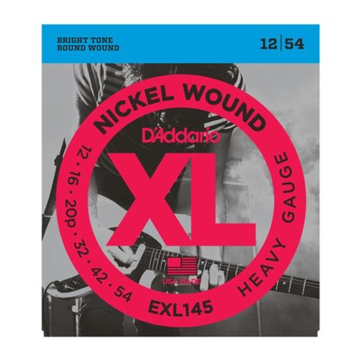 D'Addario E-Git.Saiten EXL145 12-54 Nickel Wound - E-Gitarrensaiten