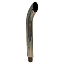 R4449 Chrome Curved Stack Fits Cockshutt