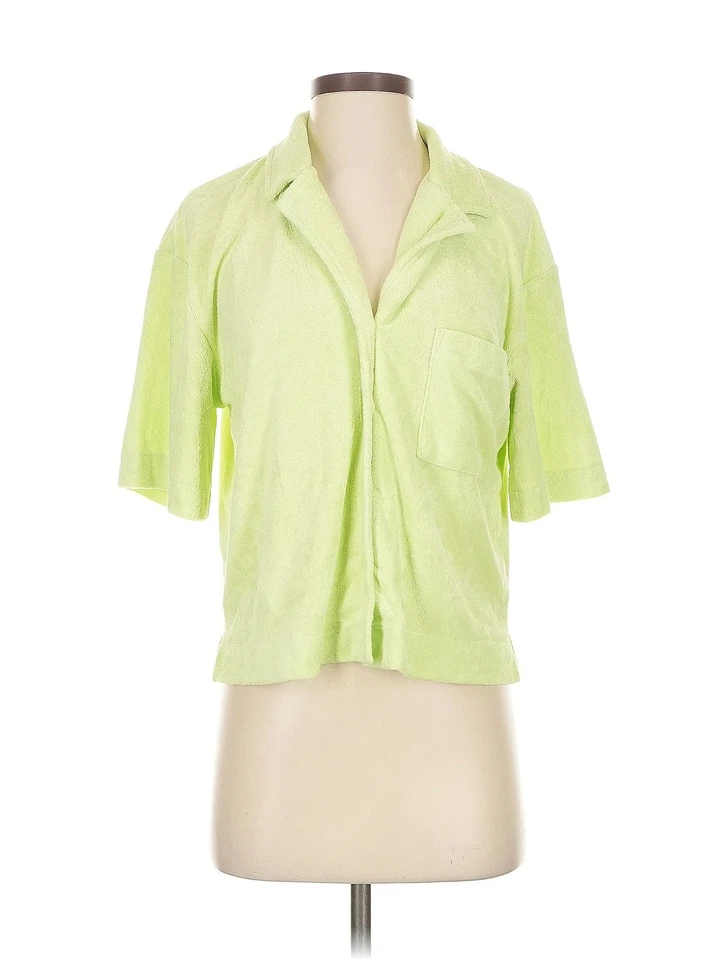 Blusa verde manga corta Gap para mujer S