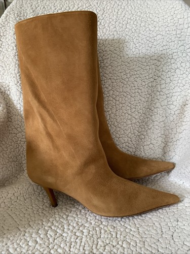 Amina Muaddi Fiona Boots Below The Knee. Size 10. Fits 8.5 - 9 American size.