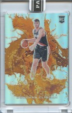 2024 Panini Mojo Fest Donovan Clingan Color Blast Silver Prizm RC /25 Encased