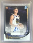 Alex Toohey 2025 Bowman Chrome #BCA-AO Rookie RC Auto H2
