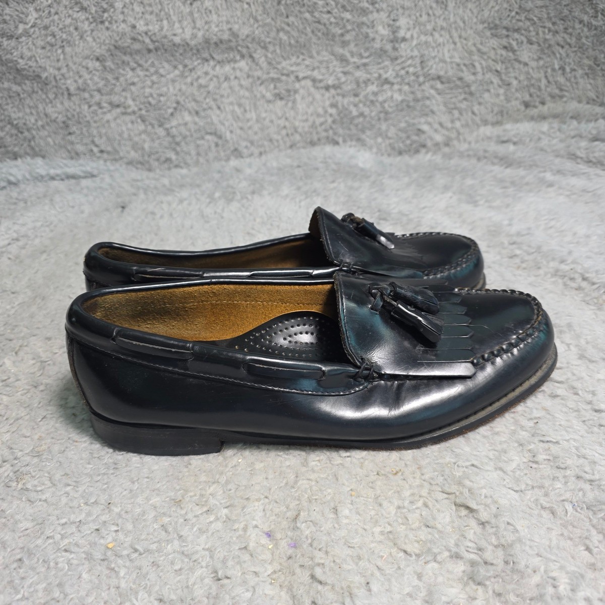 Bass Abilene Black‎ Leather Men\'s Dress Shoes Loafers Size 12 D Mens Larson Weejuns® Penny Loafer Black | G.H. Bass main image 4