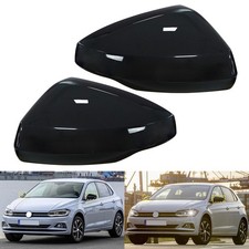 1 Paar Schwarz Glänzend Außenspiegelkappen Für Audi A1 Sportback GBA ab.07/2018