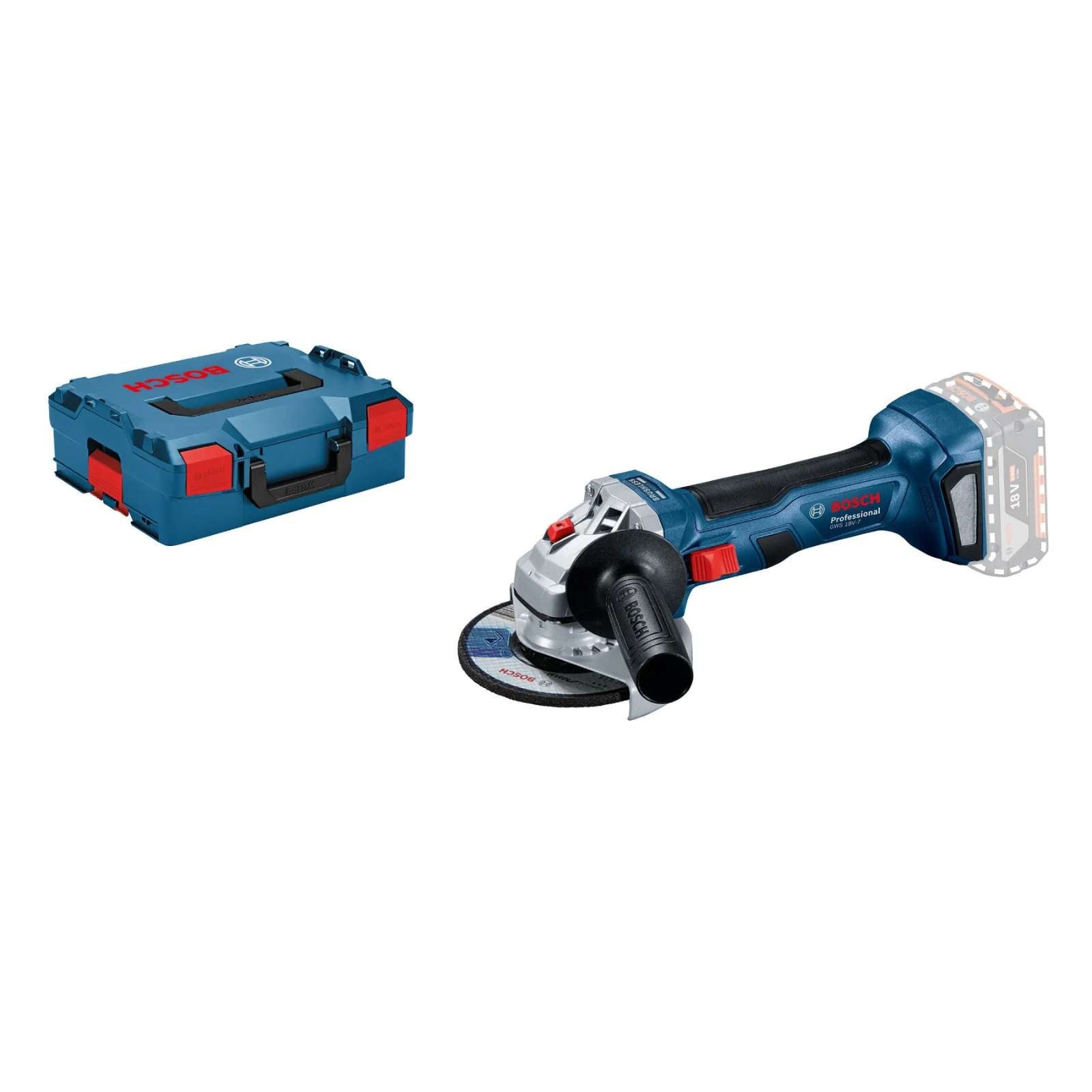 Meuleuse Bosch Professional 18V Ø125mm dotée d'un moteur sans charbon à haute productivité