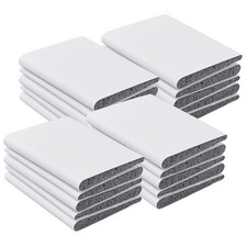 30Pcs Door Corner Seals Exterior 2 inches x 1.75 x 0.24 inches, White
