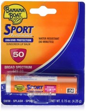 Banana Boat Sport Performance Sunscreen Lip Balm SPF50, 0.15 Ounce 1 Pack 