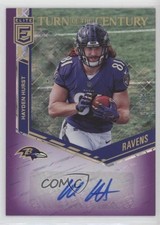 2018 Donruss Elite Turn of the Century Purple 18/49 Hayden Hurst #TC-HH Auto fm0