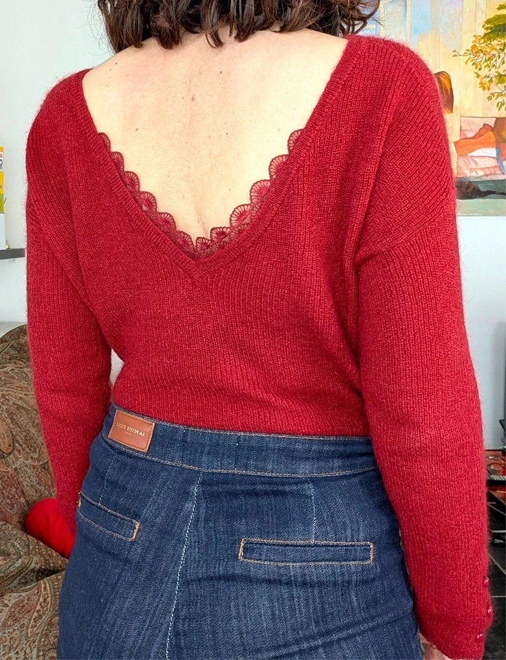 Pull laine femme sezane XS - Photo 1/4