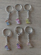 Mini My Little Pony Metal Keychains 6 Variations BOGO Free Read Description