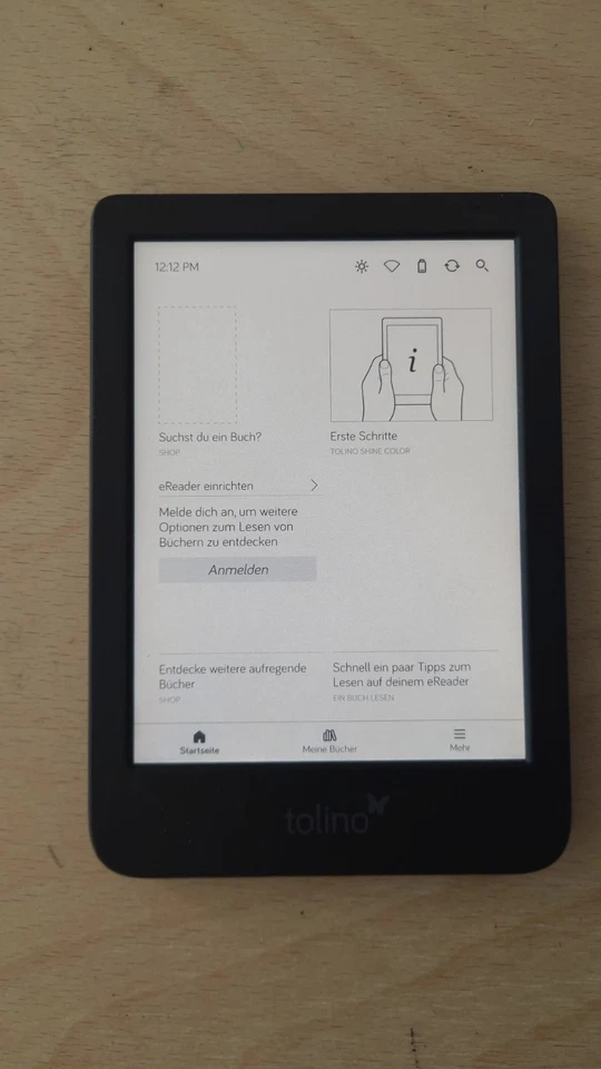 E-Book Reader ereader tolino shine color 16GB, wie NEU - Bild 2 von 4