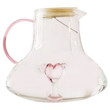  Pichet À Thé En Verre Pichets Boissons Carafe Eau Avec Couvercle De Jus