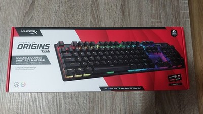 HyperX Alloy Origins PBT mechanical keyboard (UK English ISO layout)