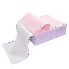 Firstzi 9-1/2 X 11 Inches Ncr Continuous Feed Computer Paper 2-Ply, 10