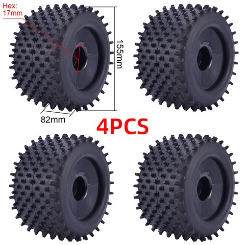 RC Reifen Rad Monstertruck 17mm Nabe Sechskant für 1/8 Auto HSP HPI Redcat Traxxas Trx4 - Bild 30 von 40