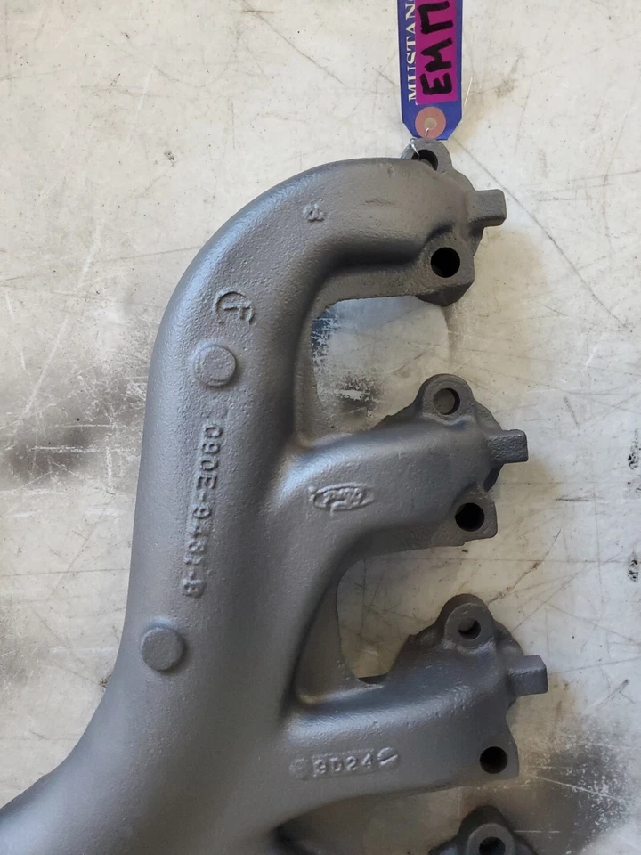 Colector de escape izquierdo Ford Fairlane Mustang Cougar 1969-1970 LH C9OE-9431-B OEM Foto 2 de 4