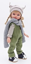 Antonio Juan Spielpuppe Emily boho, 33 cm Festkörper Modepuppe Puppe