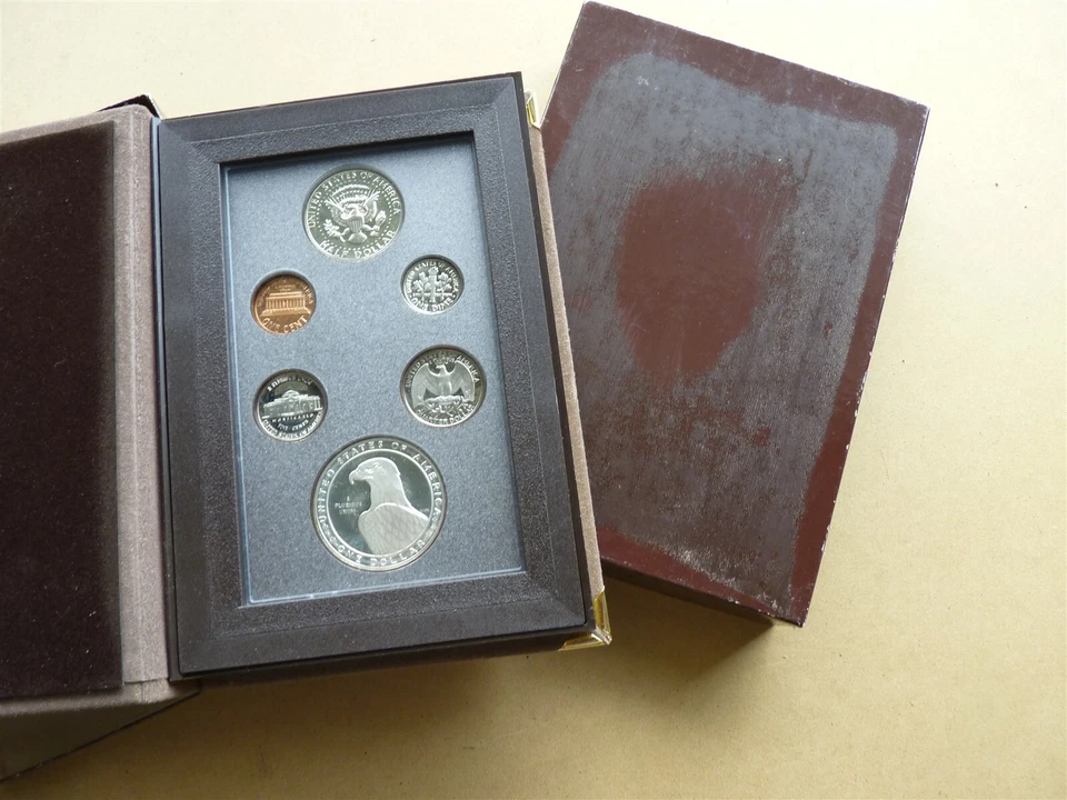 USA 1983 COMPLET SET OLYMPIC GAME LOS ANGELES DISCUS WITH CASE  - Image 3 of 3