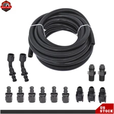 FOR 3/8 Complete LS Conversion Fuel Injection Line Fitting Adapter Kit 25 Feet