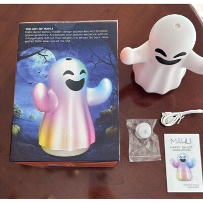 Mahli Happy Ghost Aroma Diffuser ''New'' Never Used Sealed Halloween Goth