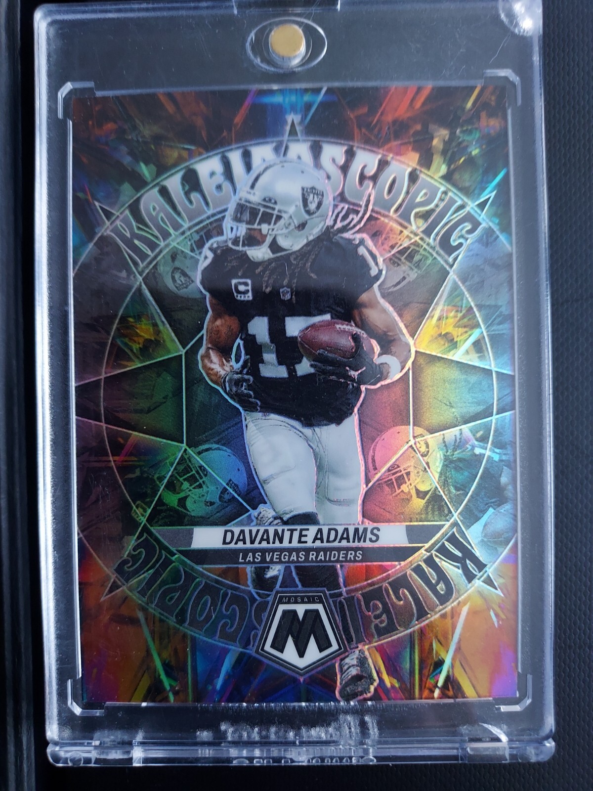 2023 Panini Mosaic Football Kaleidoscopic Davante Adams Case Hit Ssp Hof Goat WR