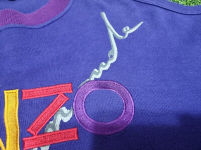 vintage 90s KENZO GOLF SWEATSHIRT JAPAN VTG multicolour DESIGN 2