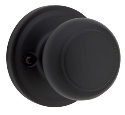 Weiser Troy Dummy Inactive Door Knob Iron Black GA12 T514 MS