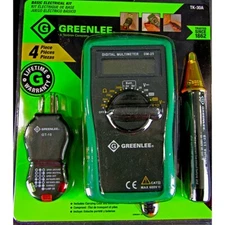 ELECTRICAL KIT WITH MULTIMETER, VOLTAGE DET, RECEP TESTER, CASE-TK-30A-10152482