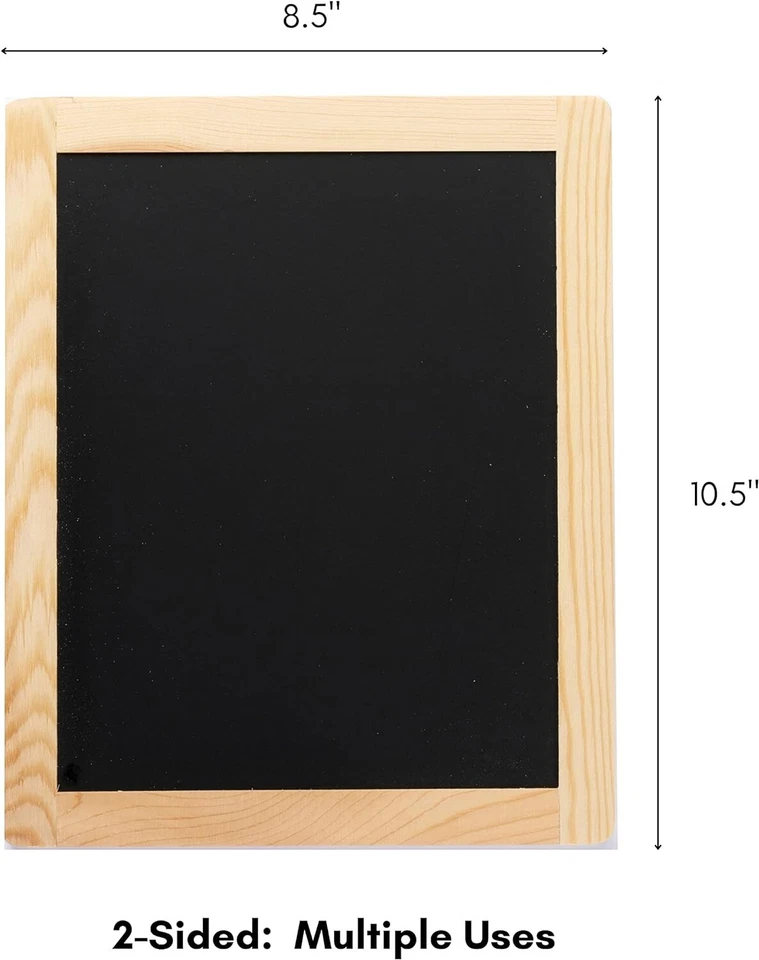 Double Sided Framed Chalkboard, 8.5"X10.5", 1 Pack - Image 3 of 4
