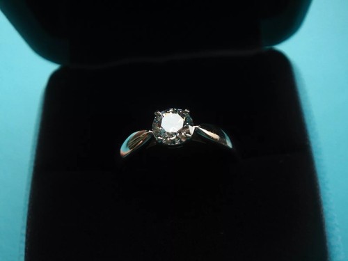 TIFFANY & CO PLATINUM HARMONY 0.45CT VS1/G DIAMOND ENGAGEMENT RING - Picture 3 of 11
