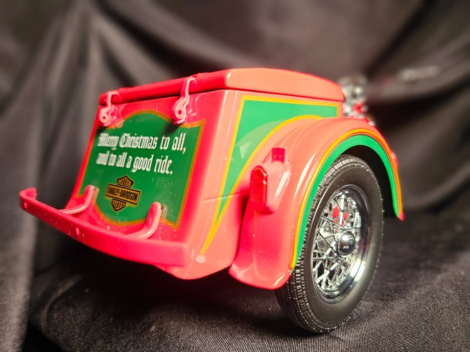 Harley Davidson 1947 Christmas Trike Franklin Mint 2004 escala 1:10 Inv. #4733 Foto 4 de 4