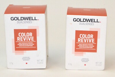 *Lot of 2* Goldwell Dualsenses Color Revive Root Retouch Powder, Copper Red 3.7g