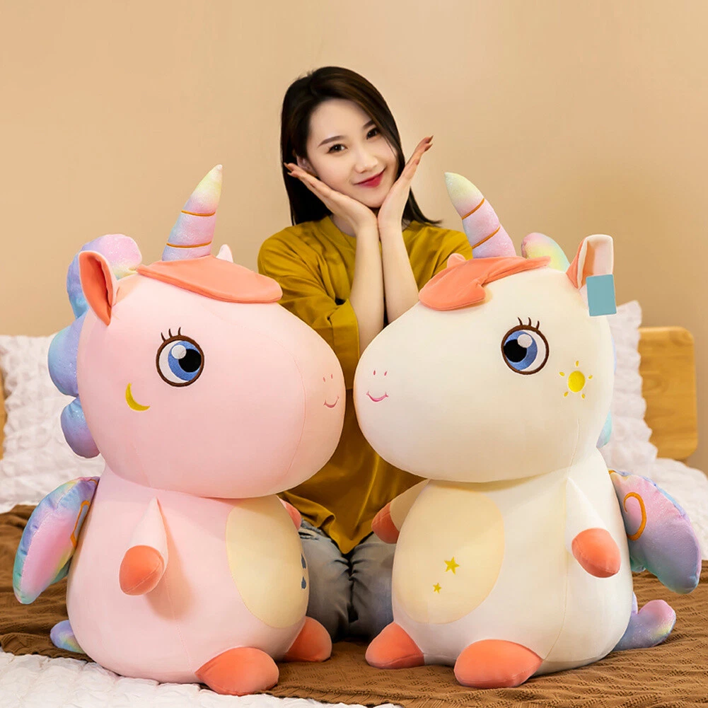 Rainbow unicorn on sale soft toy