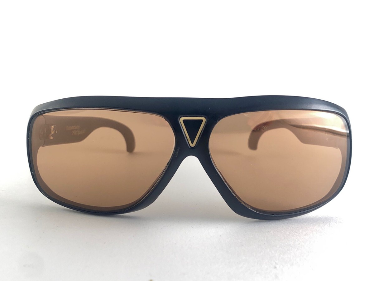 VINTAGE EMERSON FITTIPALDI BLACK RECTANGULAR 70'S COLLECTOR FRANCE