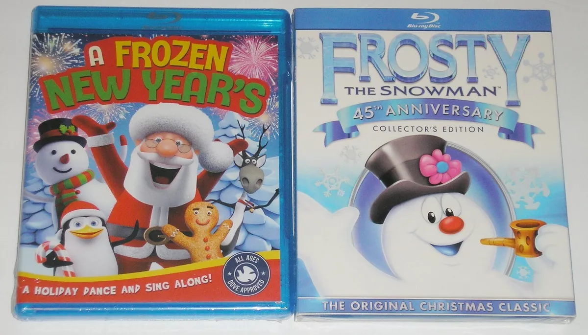 Holiday Blu-ray Lot - A Frozen New Year's (New) Frosty The Snowman (New)