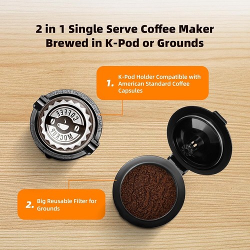 Keurig K-Slim Single Serve K-Cup Pod Coffee Maker Multistream Technology Black - Picture 2 of 7