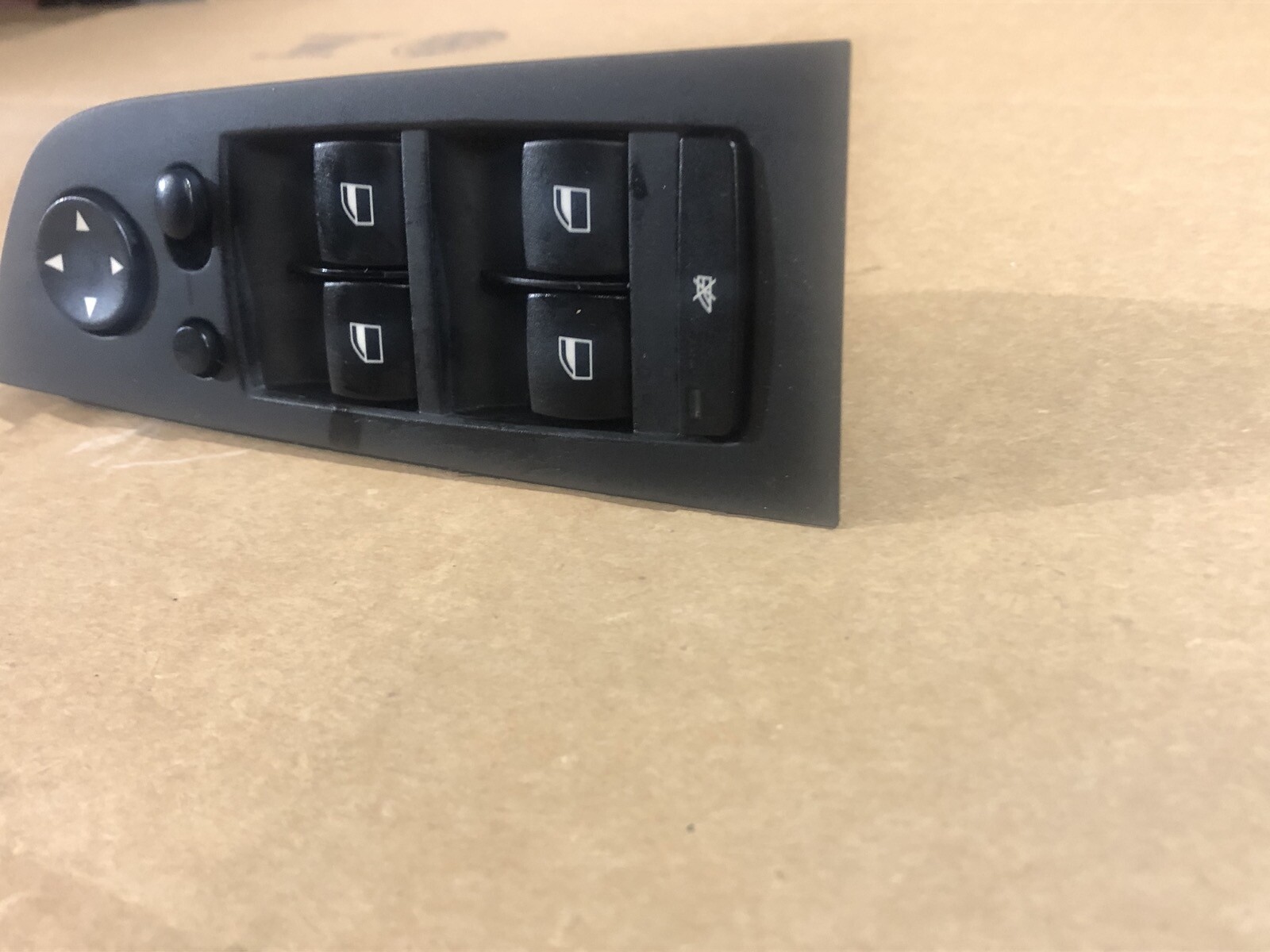 07-12 BMW 3-series E90 Front Left Driver Window Switch Black OEM  