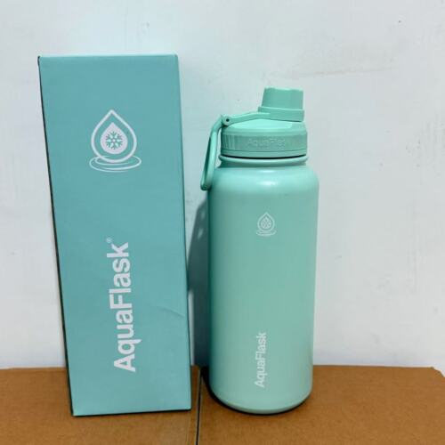 AquaFlask 32OZ 40OZ acero inoxidable aislado al vacío a prueba de fugas deportes - Imagen 32 de 43