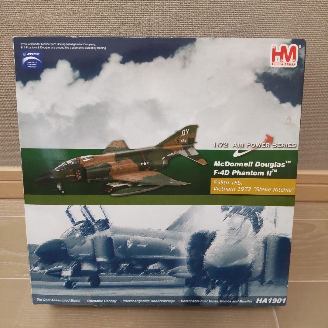 【現状品】HOBBY MASTER HA1901 F-4D PHANTOM Hobby Master 1/72 Scale HA1901 - McDonnell Douglas F-4D