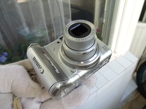Canon PowerShot A570 IS Digital Camera 7.1 Mega Pixels 4x Is Tested silver - Picture 19 of 20