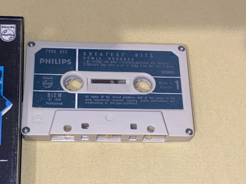 DEMIS ROUSSOS GREATEST HITS / ULTRA RARE GREEK PRESSED CASSETTE / 7299055 GREECE - Picture 4 of 6