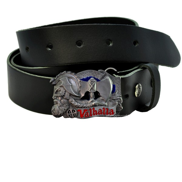 Wikinger Mittelalter GüRtelschnalle Kelten Odin Krieger Belt Buckle *256 Zk-image