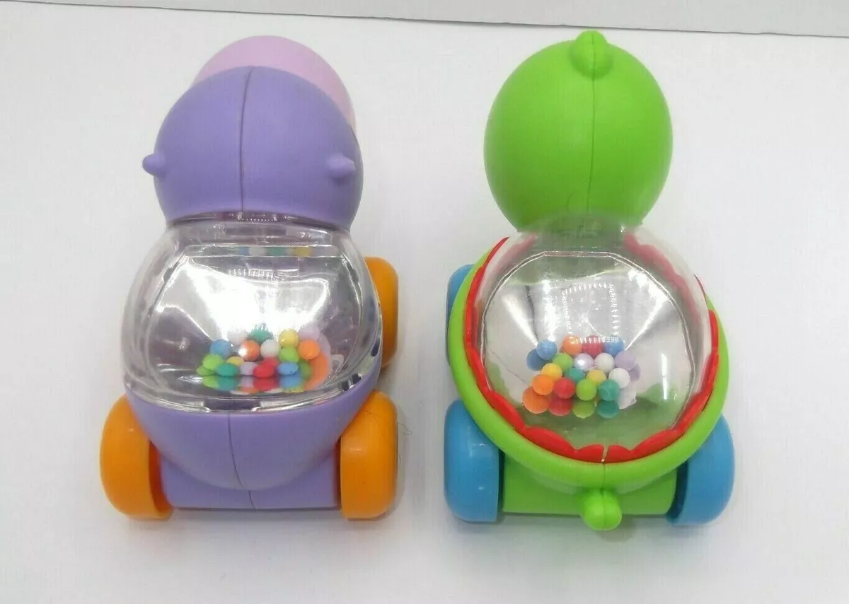 Fisher Price Mattel Poppity Pop HIppo and Turtle Lot Sensory Activity 6M