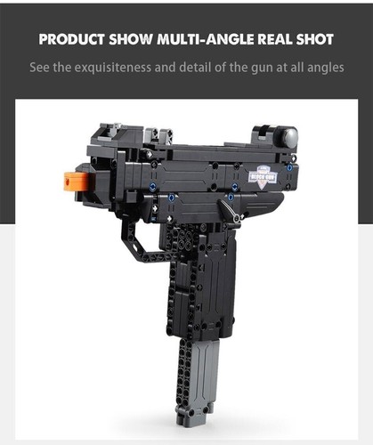 Building Blocks Set Military Gun MOC Submachine Rifle Gun Brick Toys Model 81008 - Picture 7 of 11