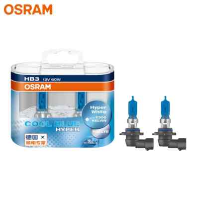 OSRAM HB3 9005CBH Halogen Lamp 5300K Original Fog Bulbs Headlight 12V 60W, 2pcs
