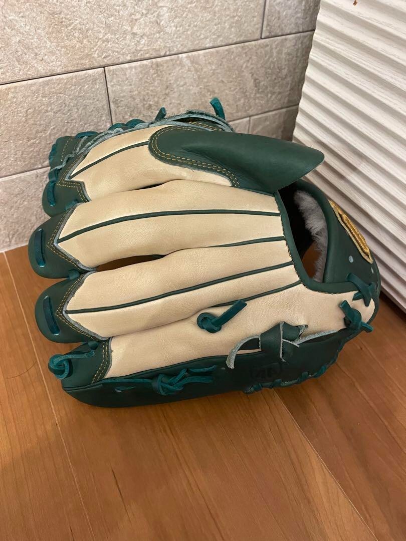 44グローブ 44 pro 11.5 Pitcher Right Green Special Order Glove Japan | eBay