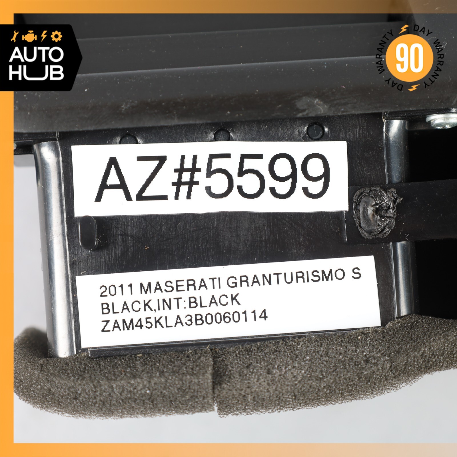 04-18 Maserati Granturismo M145 Rear Center Console AC A/C Air Vent OEM